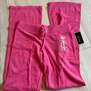 BNWT Juicy Couture terry tracksuit pants size XS